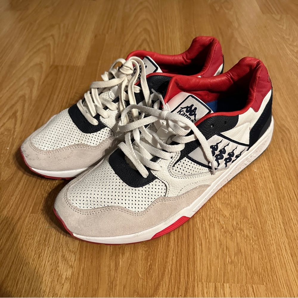 Kappa Sneakers - white with red and navy
